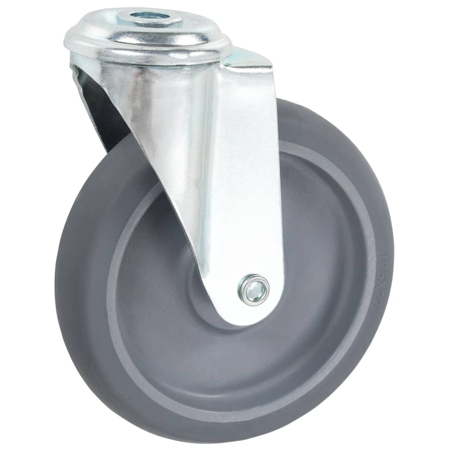 Zwenkwielen Met Boutgaten 125 Mm 16
