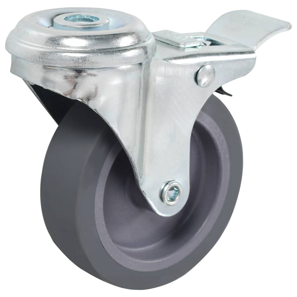Zwenkwielen Met Boutgaten 75 Mm 32