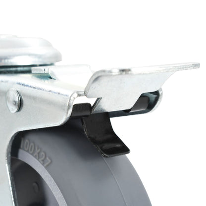 Zwenkwielen Met Boutgaten 100 Mm 8