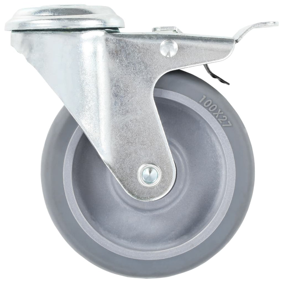 Zwenkwielen Met Boutgaten 100 Mm 16