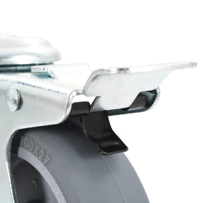 Zwenkwielen Met Boutgaten 100 Mm 24
