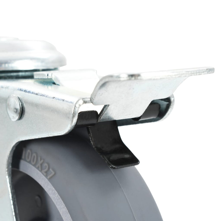 Zwenkwielen Met Boutgaten 100 Mm 24