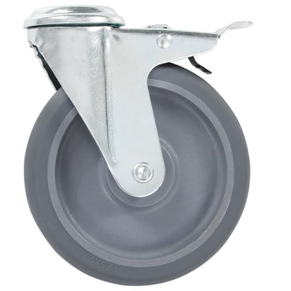 Zwenkwielen Met Boutgaten 125 Mm 12