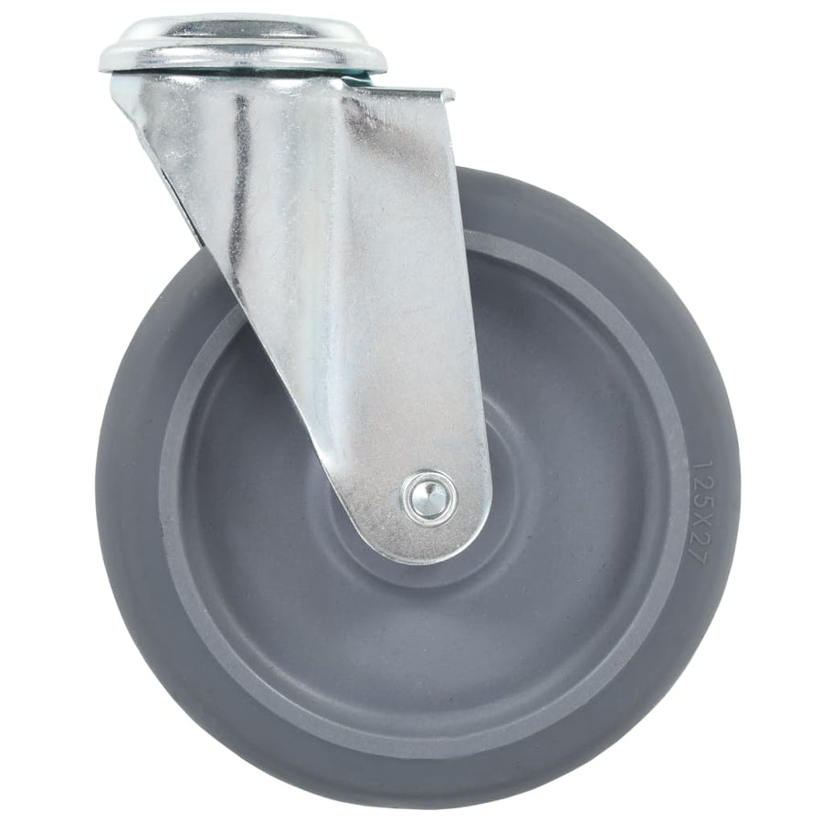Zwenkwielen Met Boutgaten 125 Mm 16