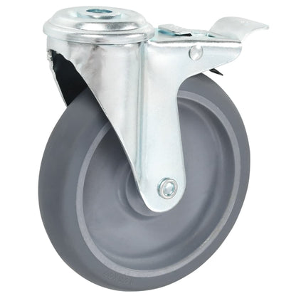 Zwenkwielen Met Boutgaten 125 Mm 24