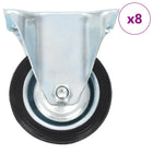 Vaste wielen 75 mm set van 8