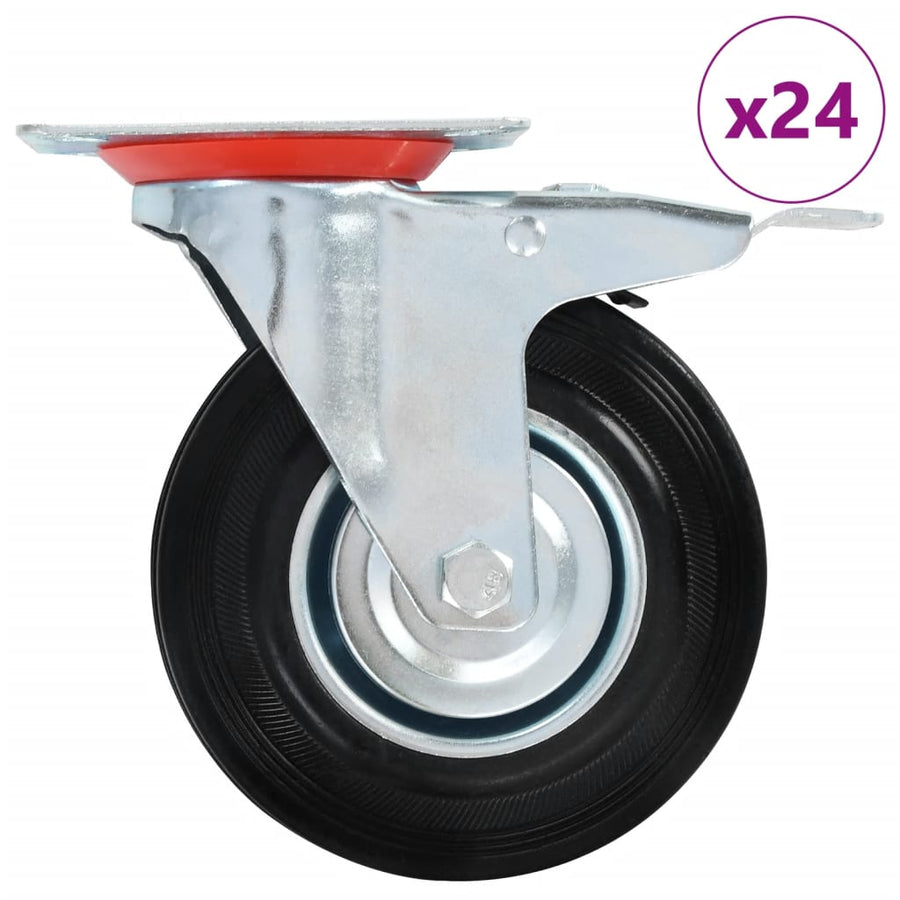 Zwenkwielen 125 Mm 24