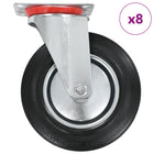 8 Swivel Castors 200 mm