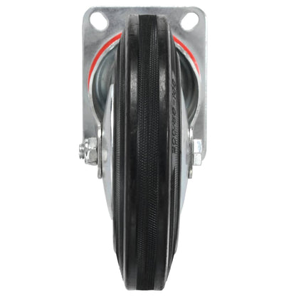 8 st Zwenkwielen 200 mm
