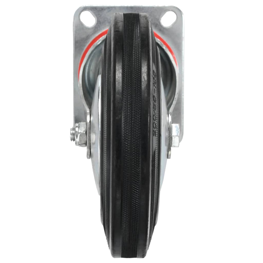 8 st Zwenkwielen 200 mm
