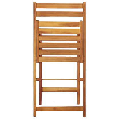 Tuintafel met plantenbak en 2 bistrostoelen massief acaciahout