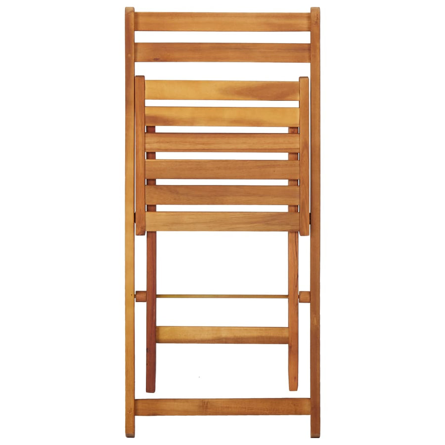 Tuintafel met plantenbak en 2 bistrostoelen massief acaciahout