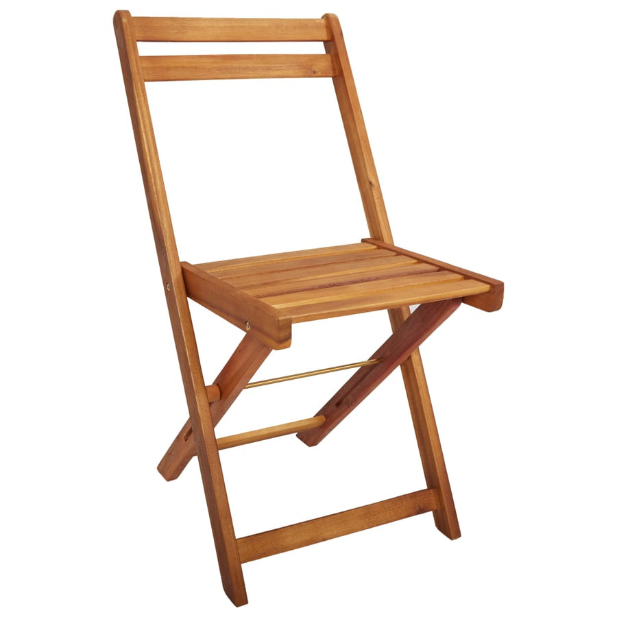 Tuintafel met plantenbak en 2 bistrostoelen massief acaciahout