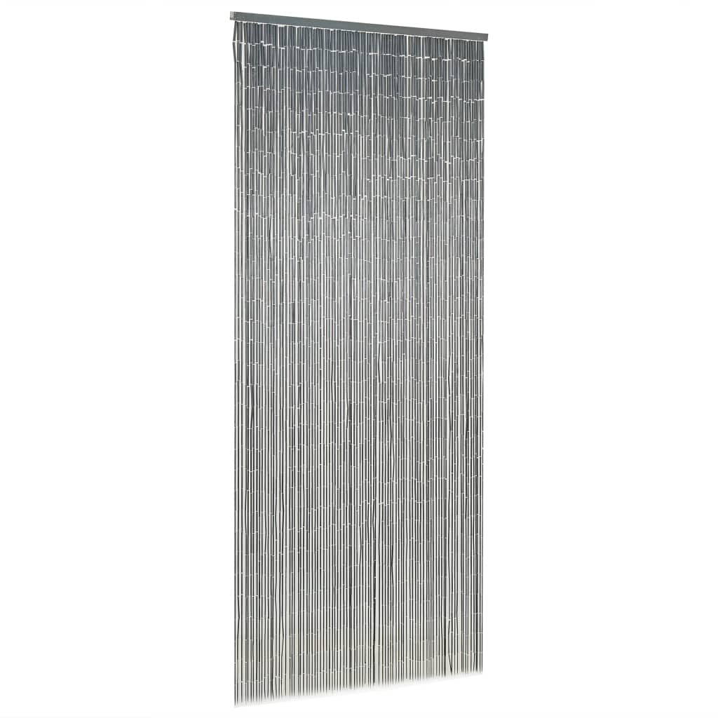 Vliegengordijn 90X200 Cm Bamboe Grijs