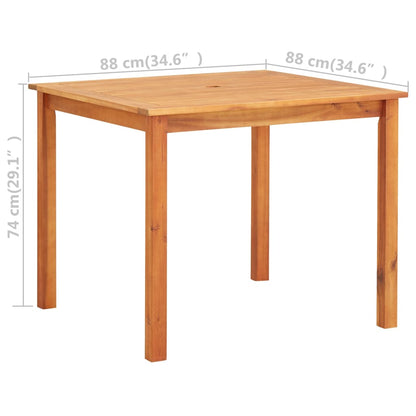 Tuintafel Massief Acaciahout 88 x 88 x 74 cm