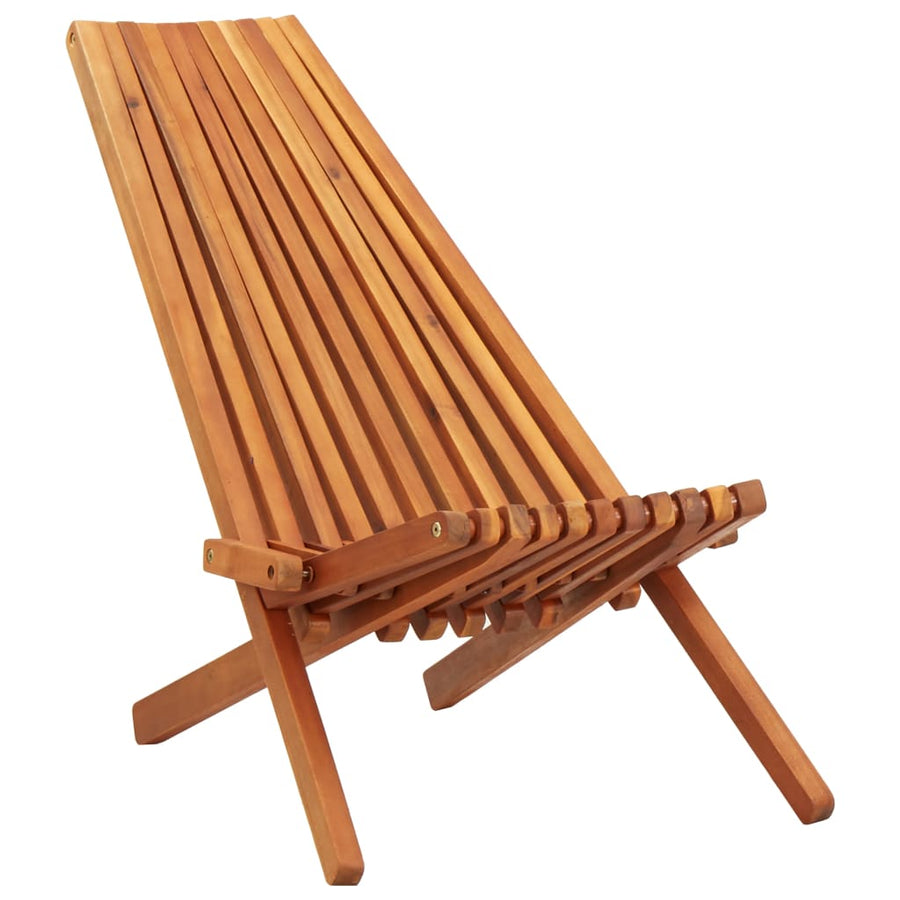 Loungestoelen Inklapbaar Massief Acaciahout 2