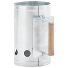 Houtskoolstarter gegalvaniseerd staal 17x27.5 cm