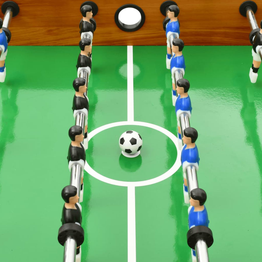 Voetbaltafel inklapbaar 121x61x80 cm Lichtbruin