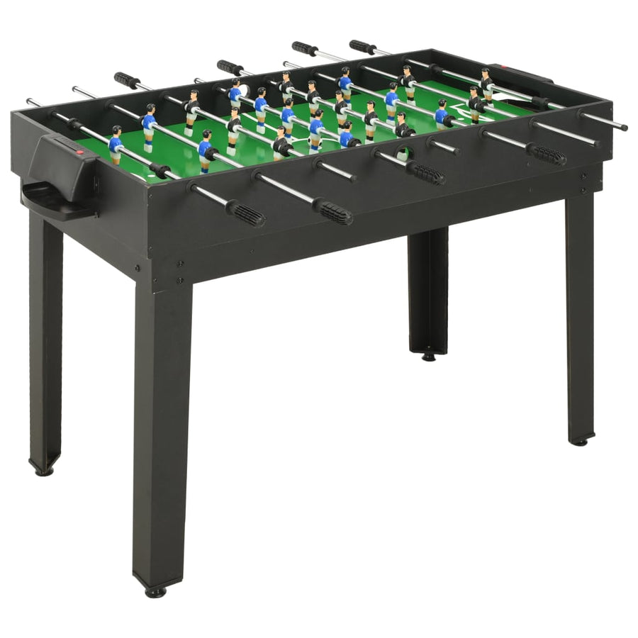 Multispeeltafel 15-in-1 121x61x82 cm zwart Zwart