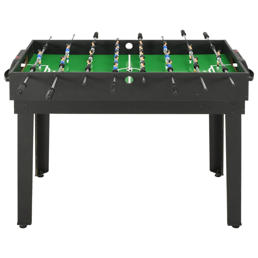 Multispeeltafel 15-in-1 121x61x82 cm zwart Zwart