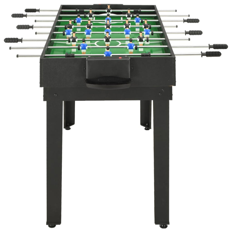 Multispeeltafel 15-in-1 121x61x82 cm zwart Zwart