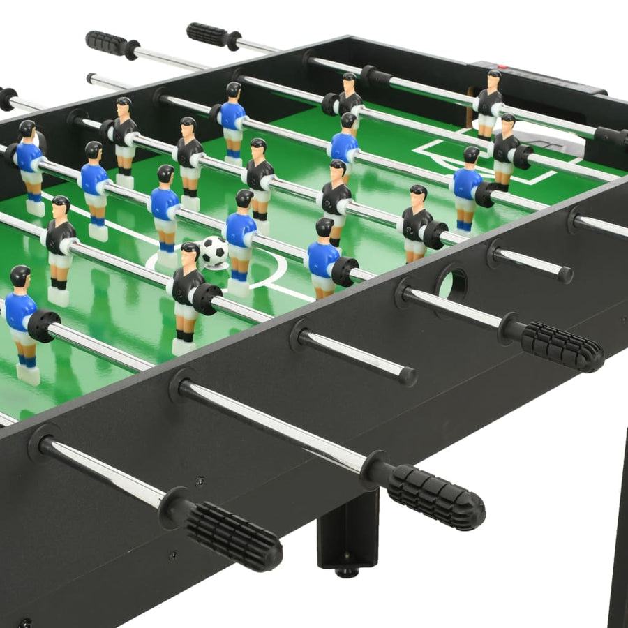 Multispeeltafel 15-in-1 121x61x82 cm zwart Zwart