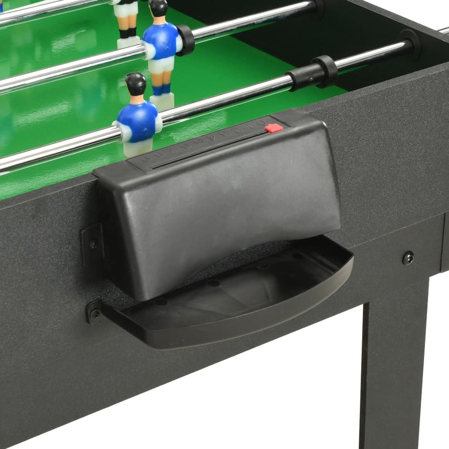 Multispeeltafel 15-in-1 121x61x82 cm zwart Zwart