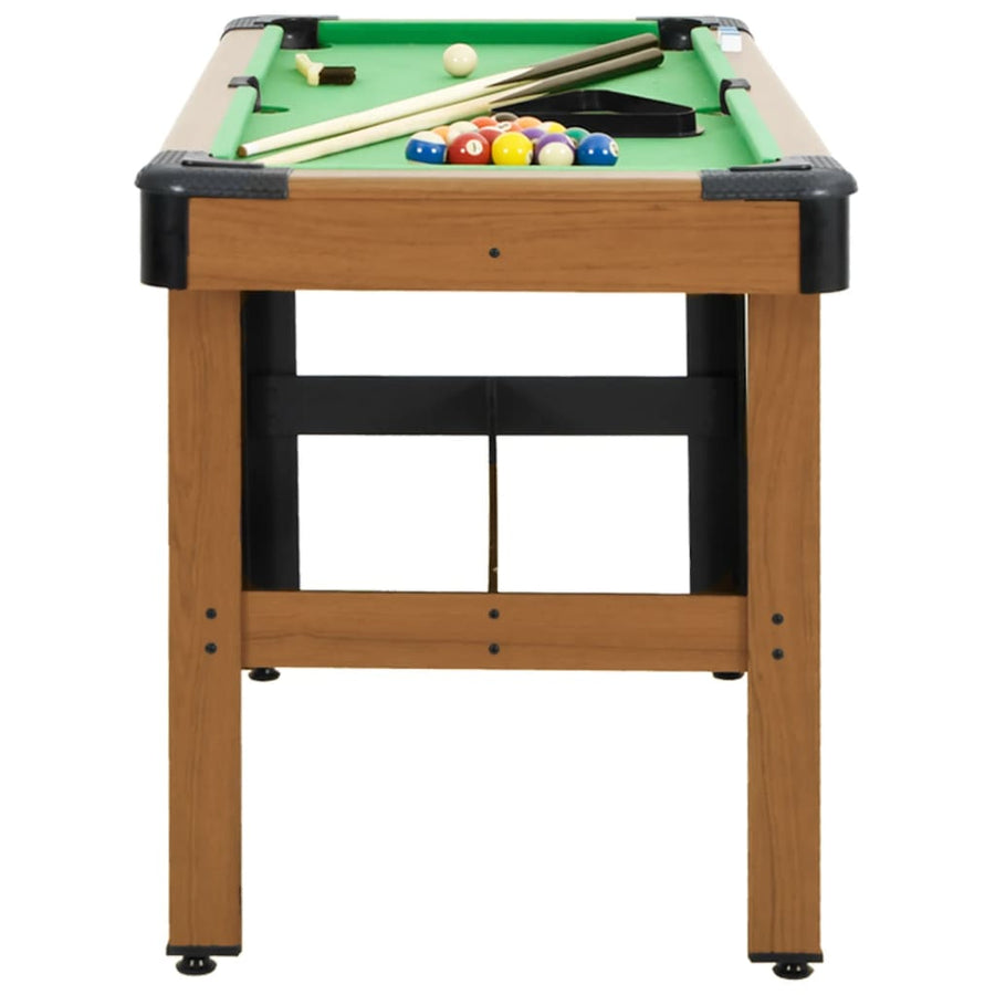Biljarttafel 4 Feet 122X61X76 Cm Bruin