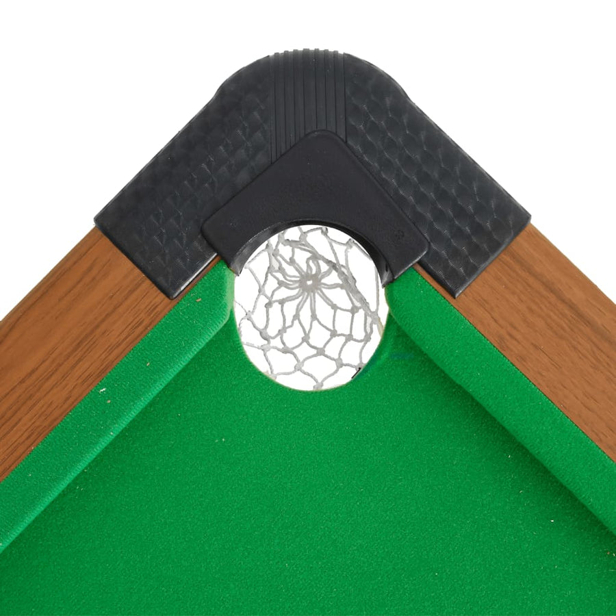 Biljarttafel 4 Feet 122X61X76 Cm Bruin