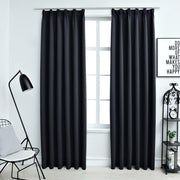 Verduisterende gordijnen 2 st 140x225 cm antraciet
