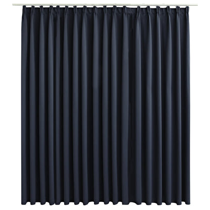 Gordijn Verduisterend Met Haken 290X245 Cm Antraciet