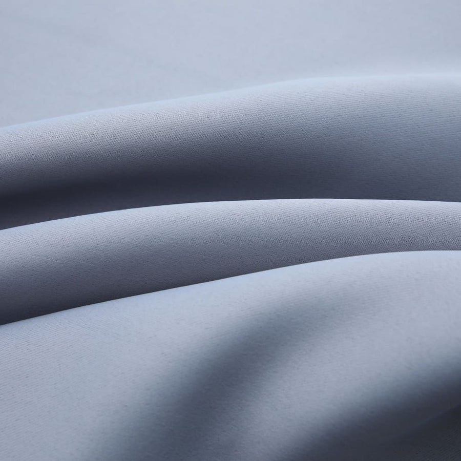 Gordijn Verduisterend Met Metalen Ringen 2 St 140 x 245 cm Grijs