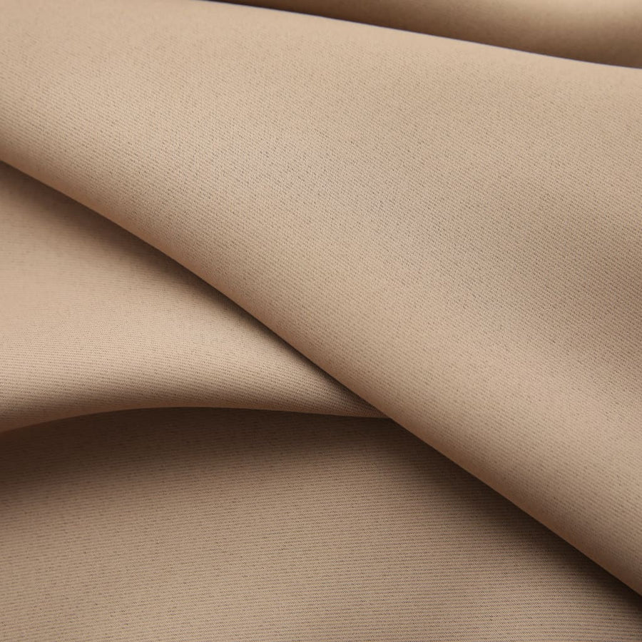 Gordijnen Verduisterend Met Haken 2 St 140 x 225 cm Taupe