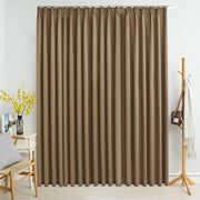 Gordijn verduisterend 290x245 cm taupe