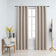 Gordijn verduisterend 140x175 cm beige