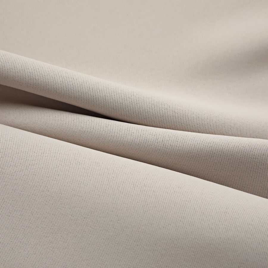 Gordijn Verduisterend Met Metalen Ringen 290X245 Cm Beige