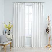 Verduisterende gordijnen 2 st 140x225 cm gebroken wit