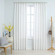 Verduisterende gordijnen 2 st 140x245 cm gebroken wit