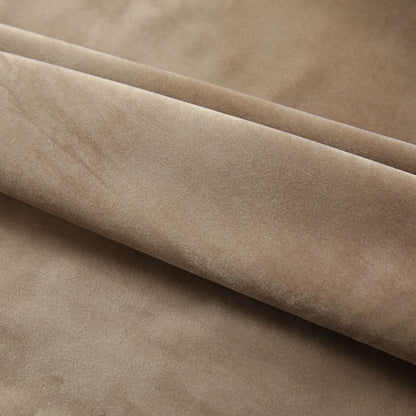Gordijnen Verduisterend Met Haken Fluweel 140 x 245 cm Beige