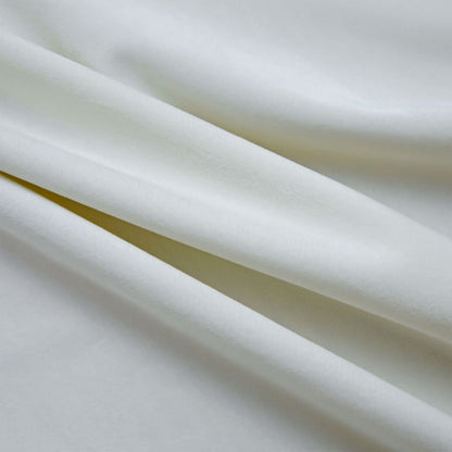 Gordijn Verduisterend Met Ringen Fluweel 140 x 175 cm Crème