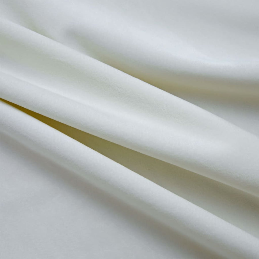 Gordijn Verduisterend Met Ringen Fluweel 140 x 175 cm Crème