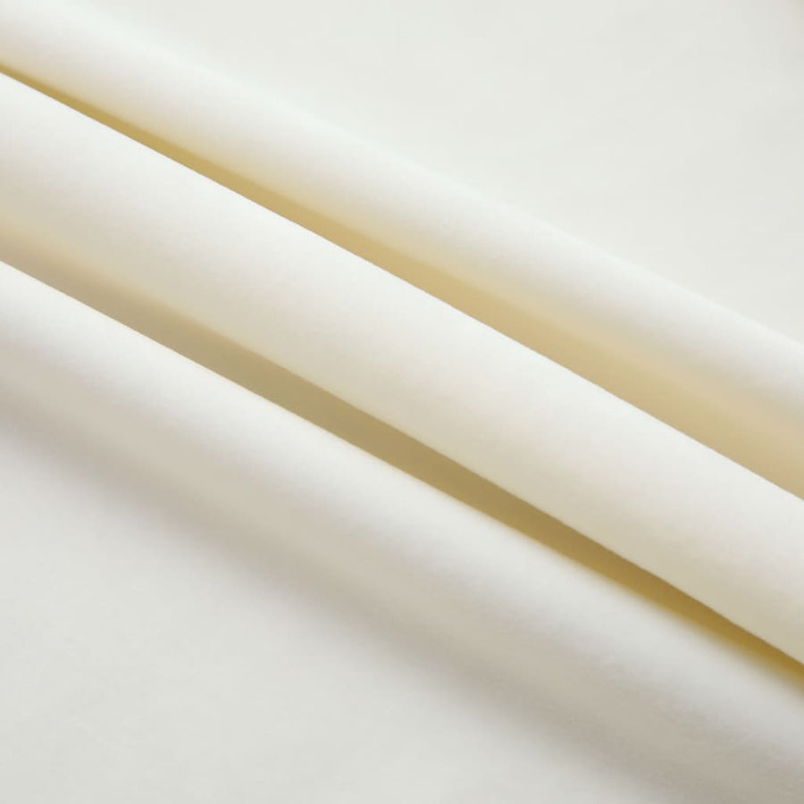 Gordijnen Verduisterend Met Haken Fluweel 140 x 225 cm Crème