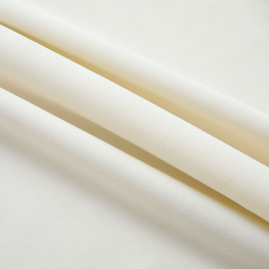 Gordijn Verduisterend Met Haken 290X245 Cm Fluweel Crème