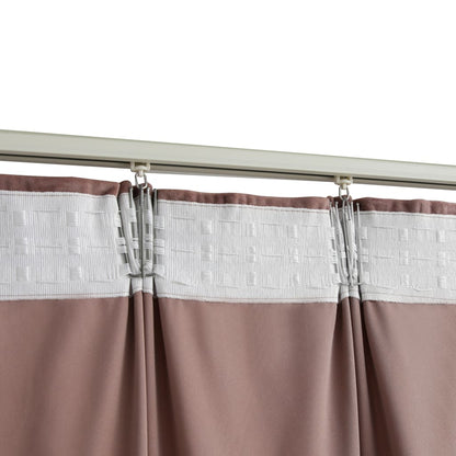 Gordijn Verduisterend Met Haken 290X245 Cm Fluweel Antiekroze