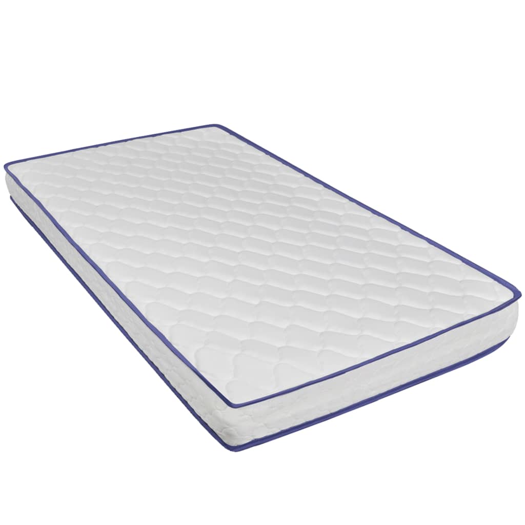 Bed met traagschuim matras fluweel zwart 180x200 cm