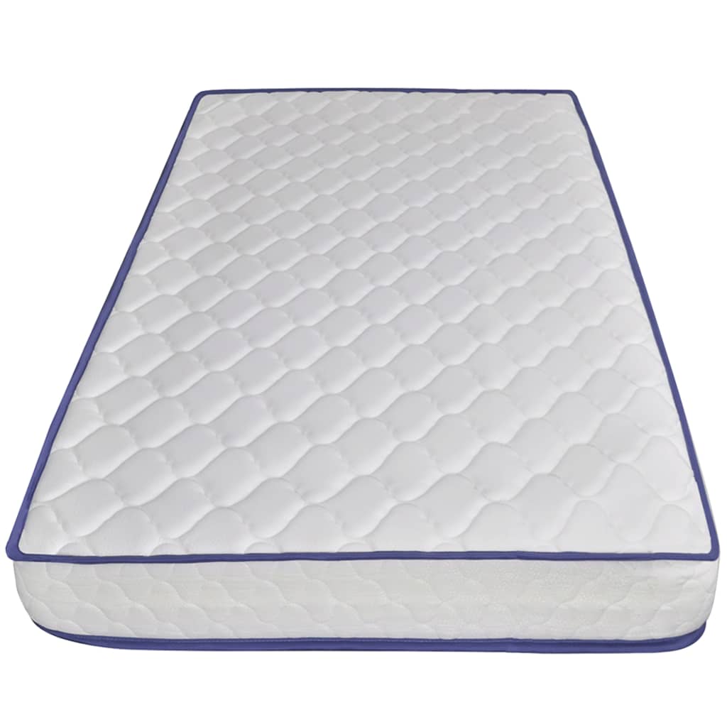 Bed met traagschuim matras fluweel zwart 180x200 cm