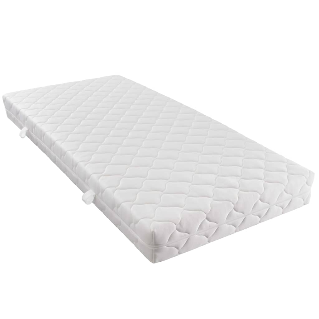 Bed met matras fluweel zwart 180x200 cm