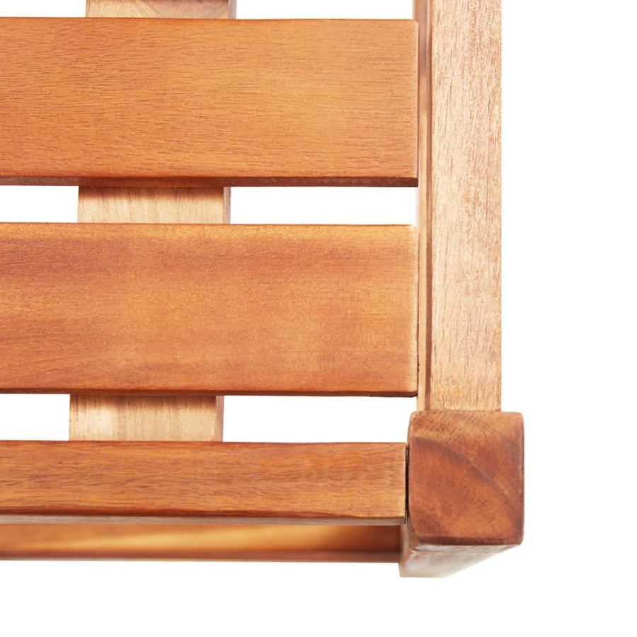 Barstoelen Massief Acaciahout 4 Bruin