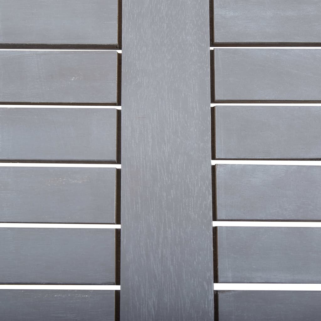 Tuintafel 80X80X74 Cm Massief Acaciahout Grijs