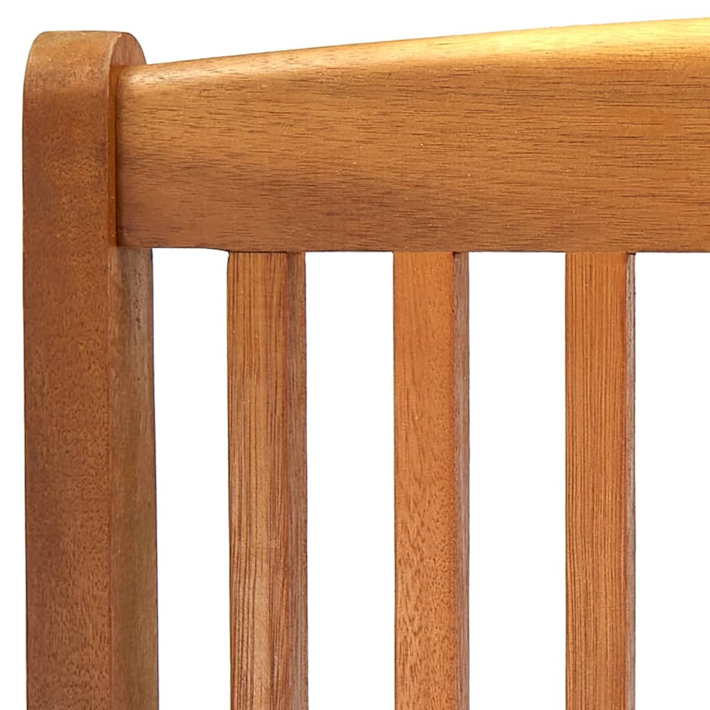 Tuinstoelen Inklapbaar Massief Acaciahout Bruin 2 Met armleuning